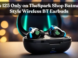 Rs 125 Only on TheSpark Shop Batman Style Wireless BT Earbuds