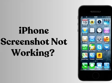 iPhone Screenshot Not Working