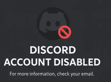 Discord account disabled