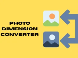 Photo Dimension Converter