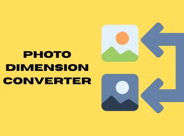 Photo Dimension Converter
