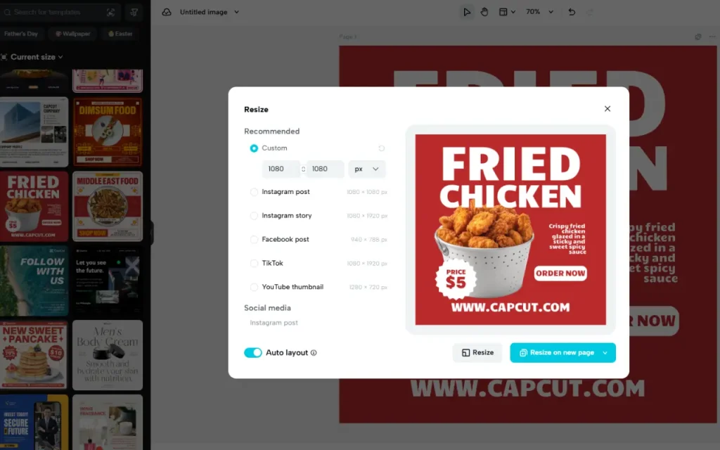 Photo Dimension Converter