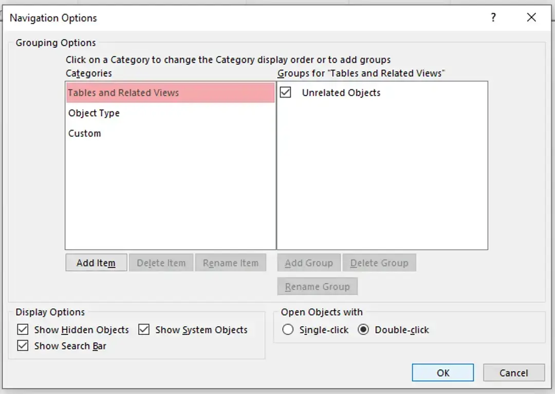 Method 4: Verify Navigation Options