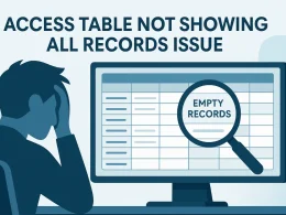 Access Table Not Showing All Records Issue